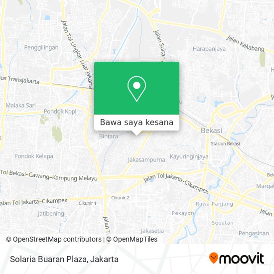 Peta Solaria Buaran Plaza