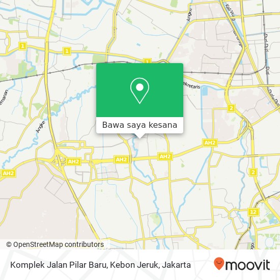 Peta Komplek Jalan Pilar Baru, Kebon Jeruk