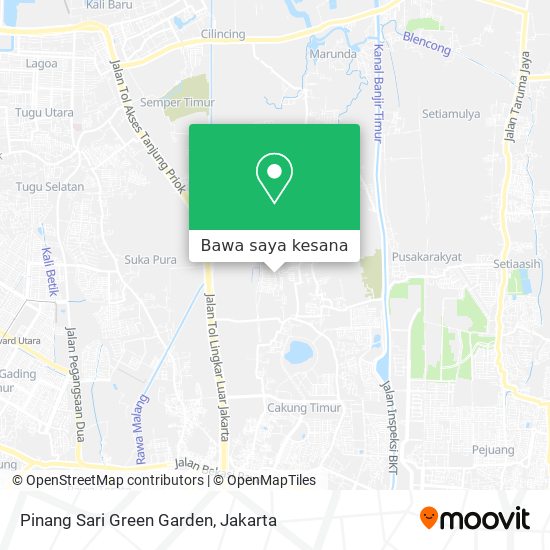 Peta Pinang Sari Green Garden