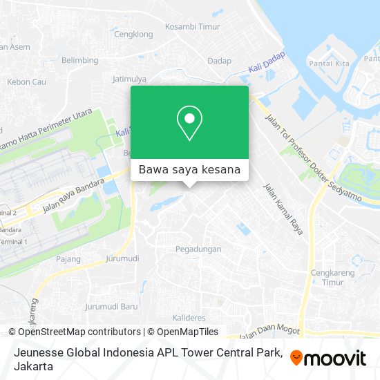 Peta Jeunesse Global Indonesia APL Tower Central Park