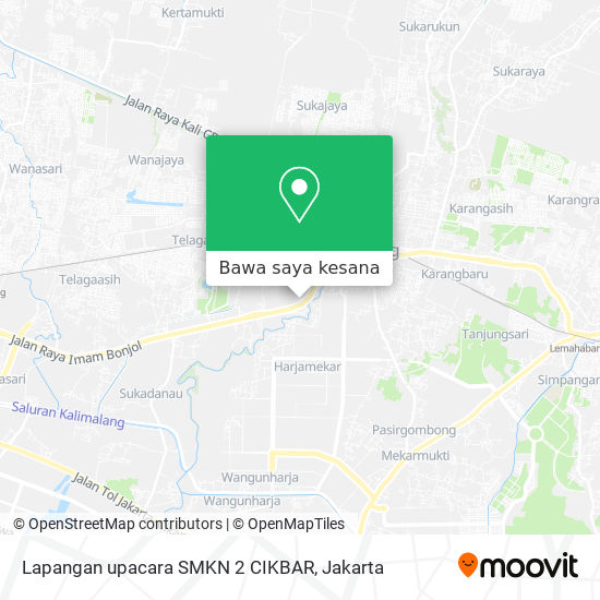 Peta Lapangan upacara SMKN 2 CIKBAR