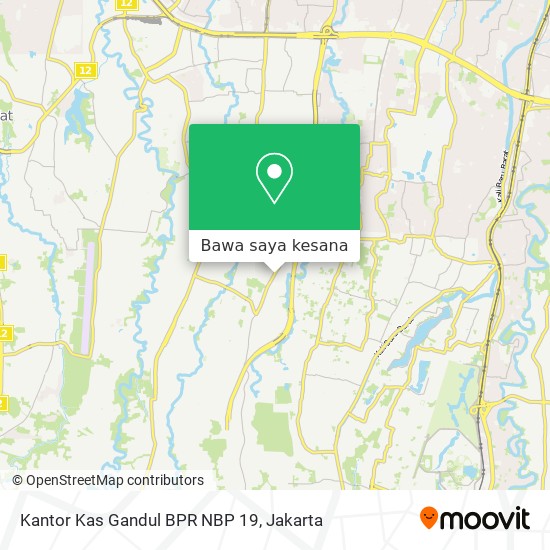 Peta Kantor Kas Gandul BPR NBP 19