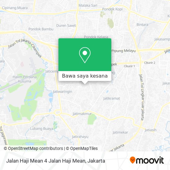 Peta Jalan Haji Mean 4 Jalan Haji Mean