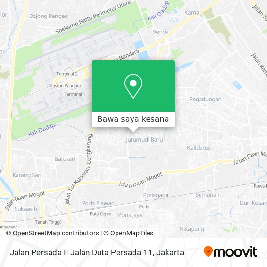 Peta Jalan Persada II Jalan Duta Persada 11