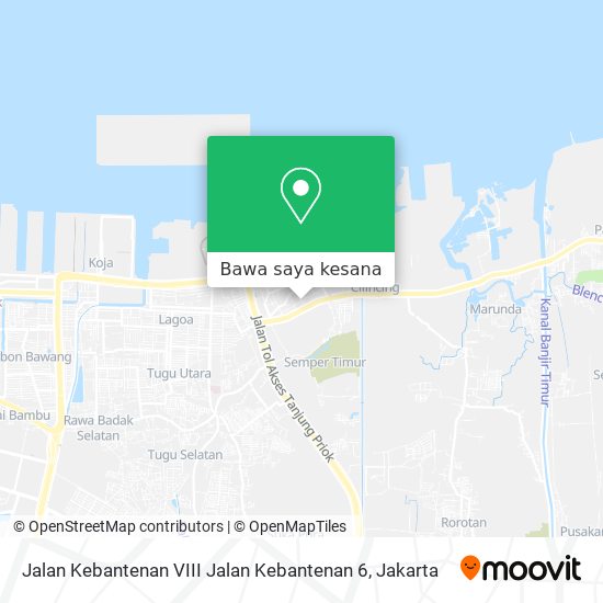 Peta Jalan Kebantenan VIII Jalan Kebantenan 6