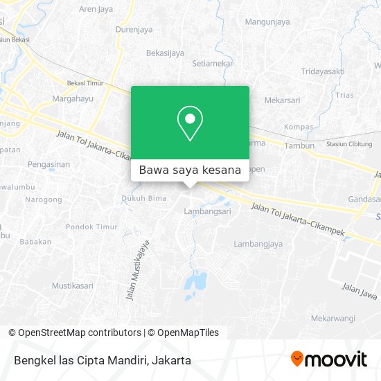 Peta Bengkel las Cipta Mandiri