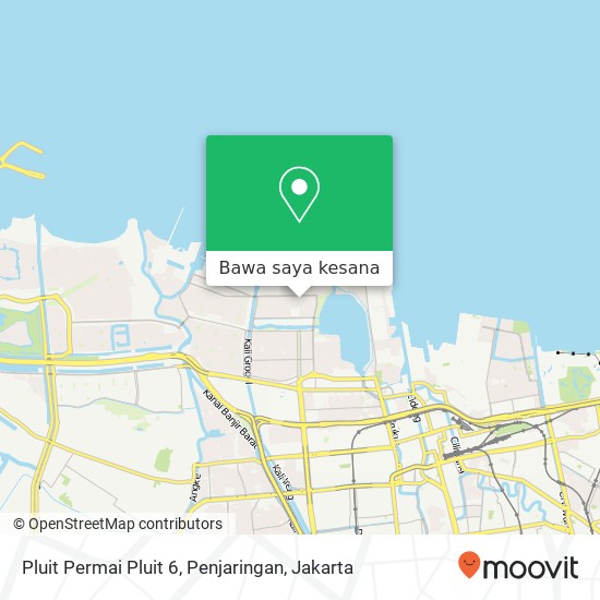 Peta Pluit Permai Pluit 6, Penjaringan