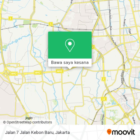 Peta Jalan 7 Jalan Kebon Baru