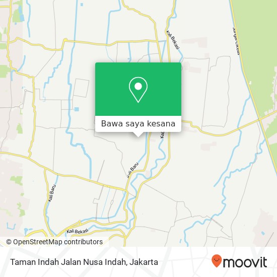 Peta Taman Indah Jalan Nusa Indah