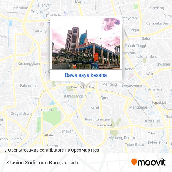 Peta Stasiun Sudirman Baru