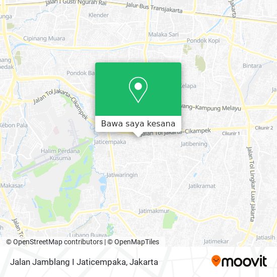 Peta Jalan Jamblang I Jaticempaka