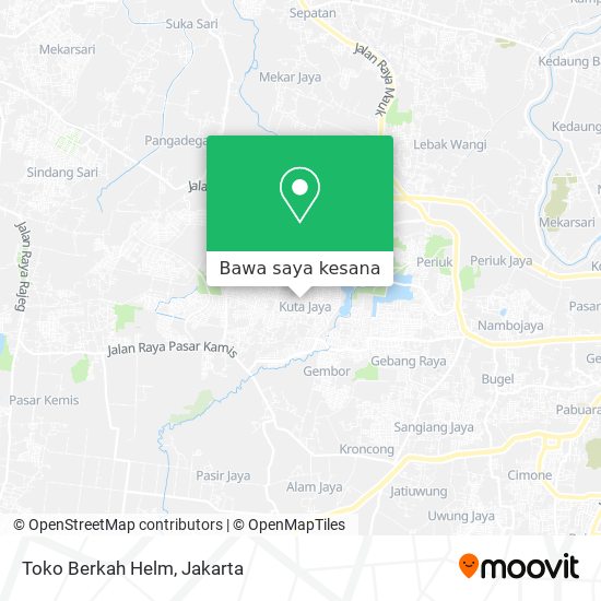 Peta Toko Berkah Helm