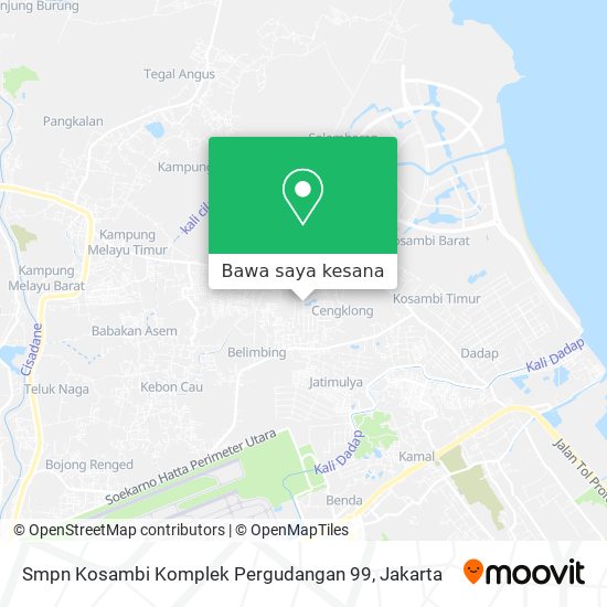Peta Smpn Kosambi Komplek Pergudangan 99