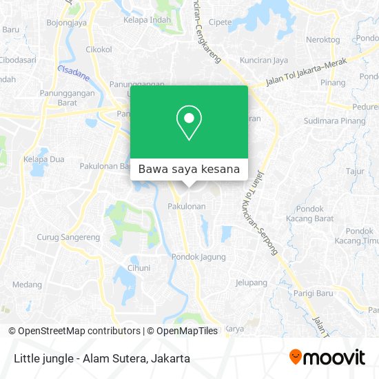 Peta Little jungle - Alam Sutera