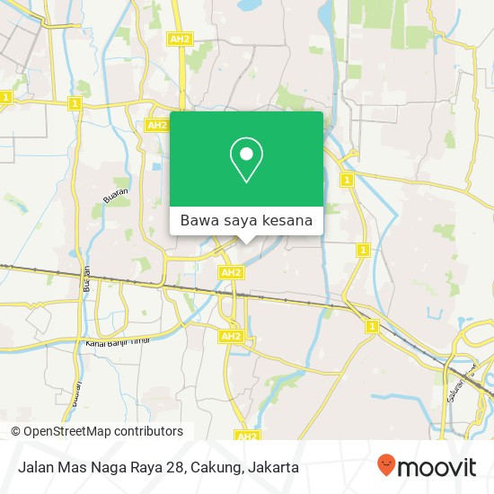 Peta Jalan Mas Naga Raya 28, Cakung