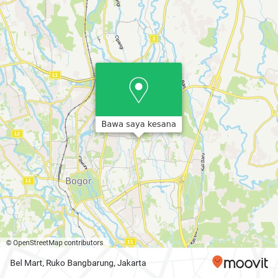 Peta Bel Mart, Ruko Bangbarung