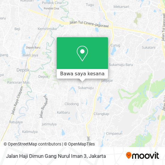 Peta Jalan Haji Dimun Gang Nurul Iman 3