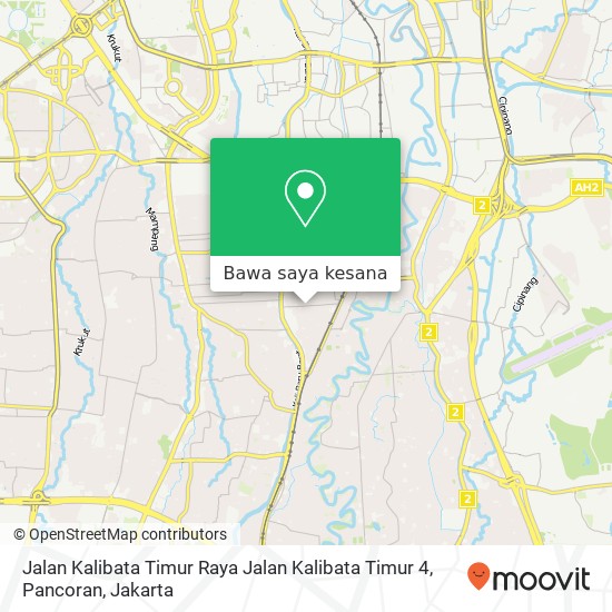 Peta Jalan Kalibata Timur Raya Jalan Kalibata Timur 4, Pancoran