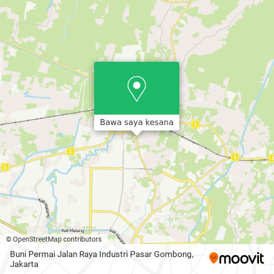Peta Buni Permai Jalan Raya Industri Pasar Gombong
