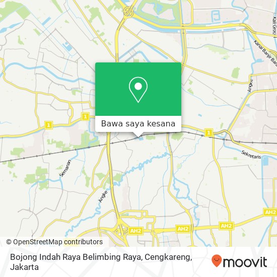 Peta Bojong Indah Raya Belimbing Raya, Cengkareng