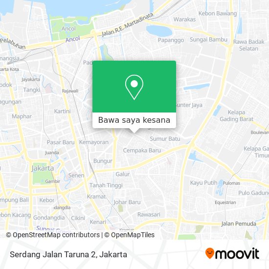 Peta Serdang Jalan Taruna 2