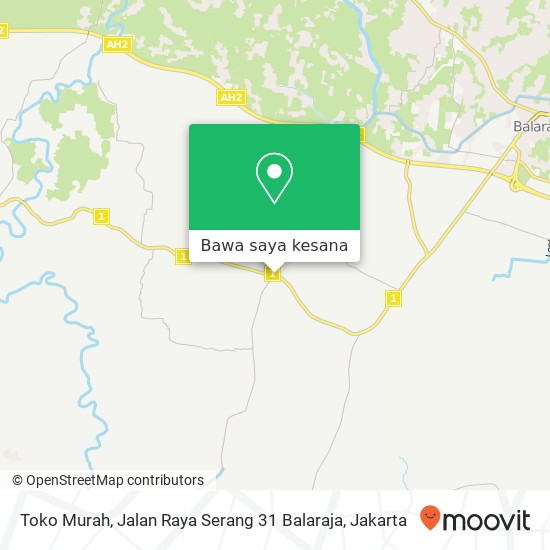 Peta Toko Murah, Jalan Raya Serang 31 Balaraja