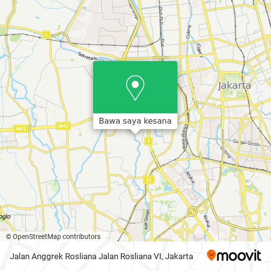 Peta Jalan Anggrek Rosliana Jalan Rosliana VI