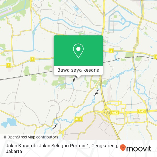 Peta Jalan Kosambi Jalan Seleguri Permai 1, Cengkareng