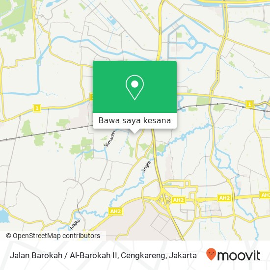 Peta Jalan Barokah / Al-Barokah II, Cengkareng