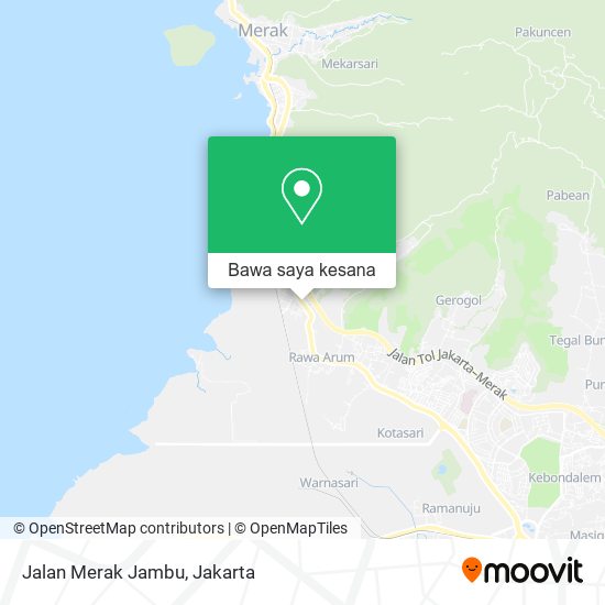 Peta Jalan Merak Jambu, Grogol