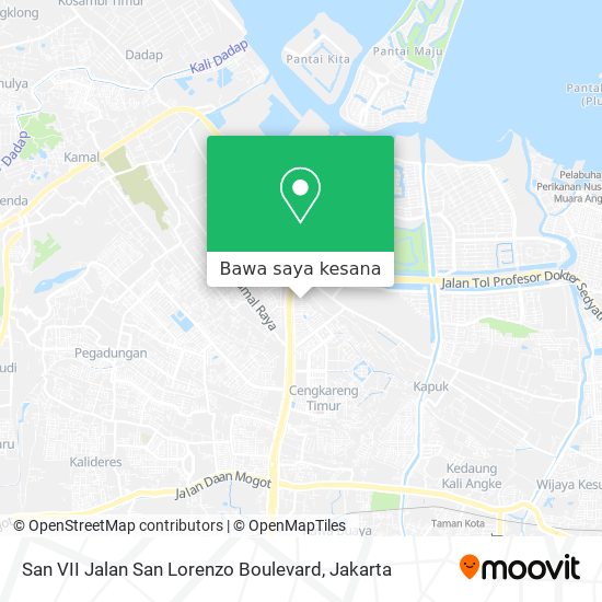 Peta San VII Jalan San Lorenzo Boulevard