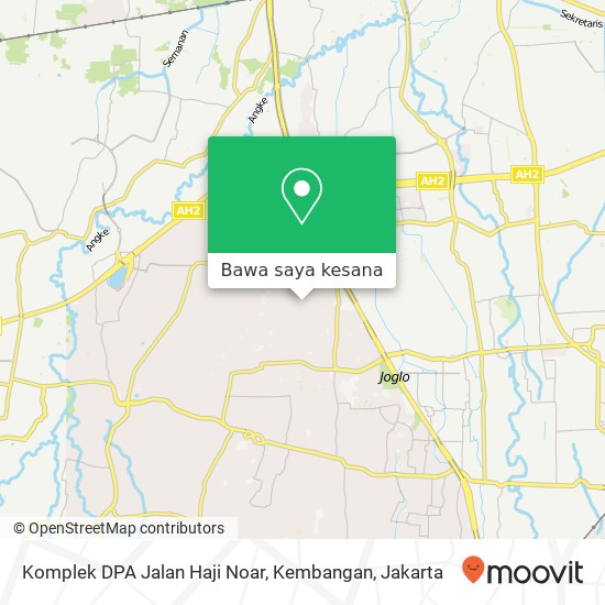 Peta Komplek DPA Jalan Haji Noar, Kembangan