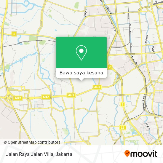 Peta Jalan Raya Jalan Villa