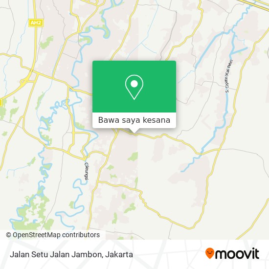 Peta Jalan Setu Jalan Jambon