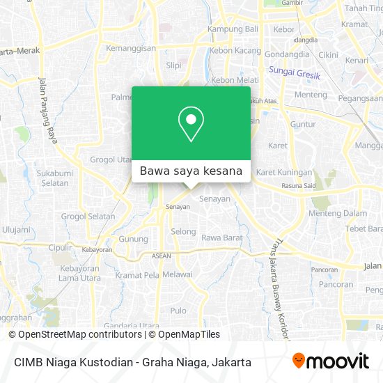 Peta CIMB Niaga Kustodian - Graha Niaga