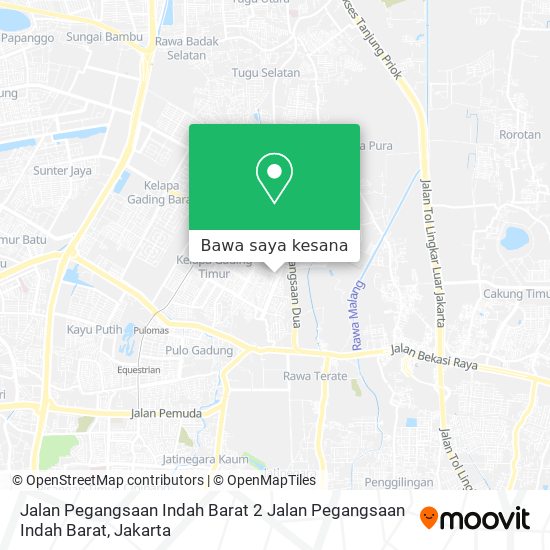 Peta Jalan Pegangsaan Indah Barat 2 Jalan Pegangsaan Indah Barat