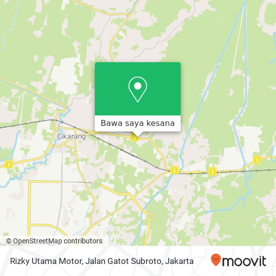 Peta Rizky Utama Motor, Jalan Gatot Subroto