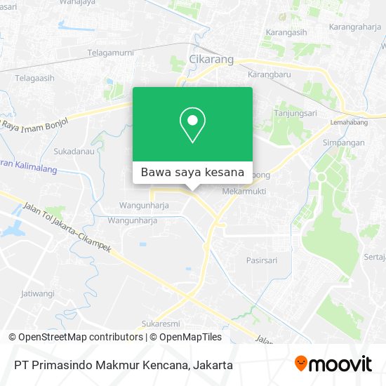 Peta PT Primasindo Makmur Kencana