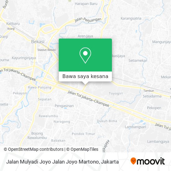 Peta Jalan Mulyadi Joyo Jalan Joyo Martono