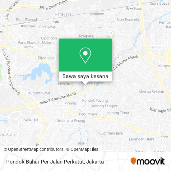 Peta Pondok Bahar Per Jalan Perkutut