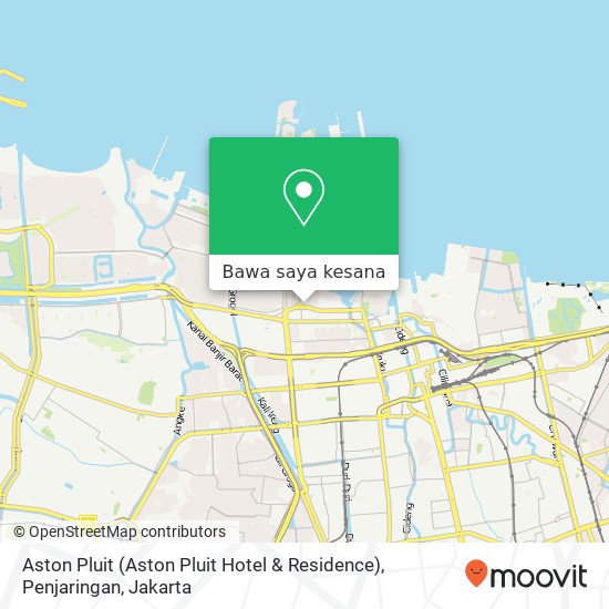 Peta Aston Pluit (Aston Pluit Hotel & Residence), Penjaringan