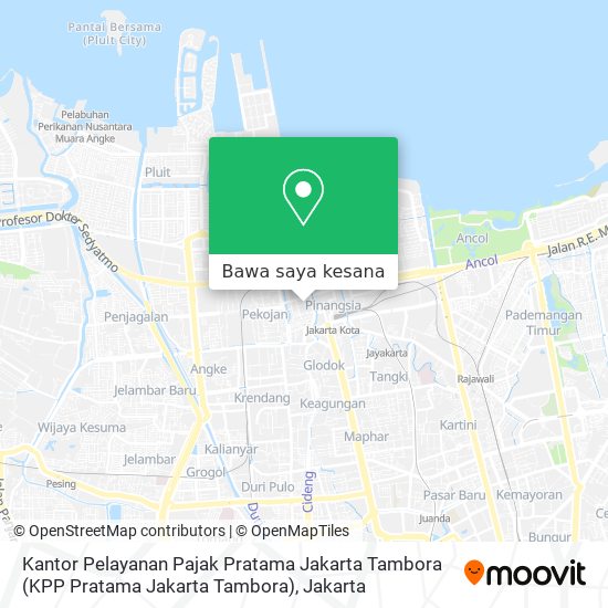 Peta Kantor Pelayanan Pajak Pratama Jakarta Tambora (KPP Pratama Jakarta Tambora)