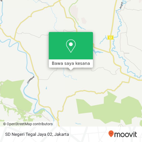 Peta SD Negeri Tegal Jaya 02, Kemang 16315