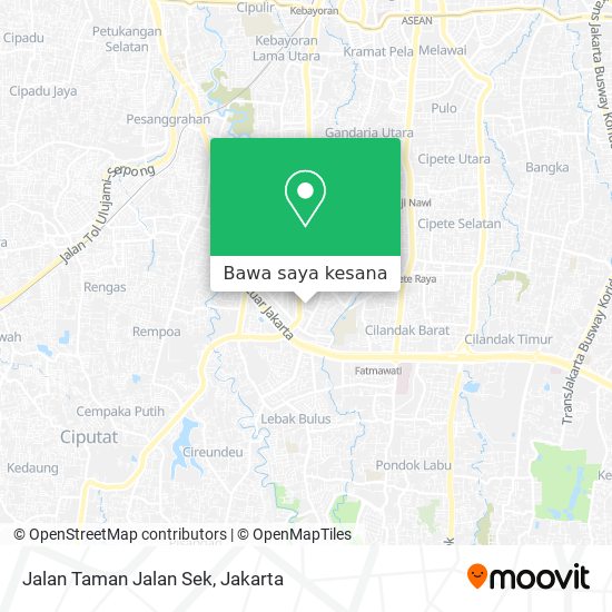 Peta Jalan Taman Jalan Sek