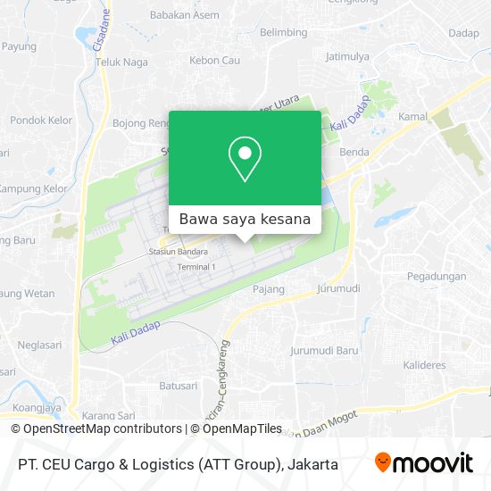 Peta PT. CEU Cargo & Logistics (ATT Group)