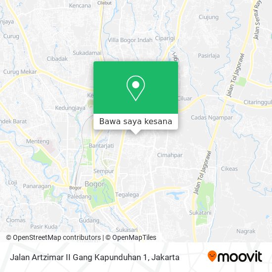 Peta Jalan Artzimar II Gang Kapunduhan 1
