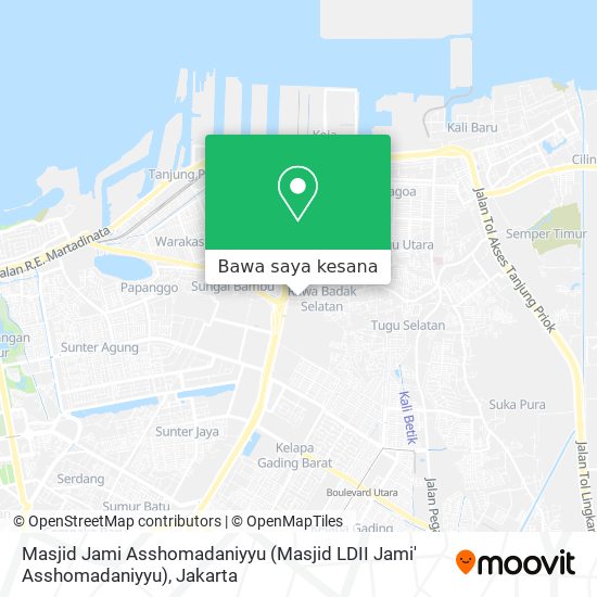 Peta Masjid Jami Asshomadaniyyu