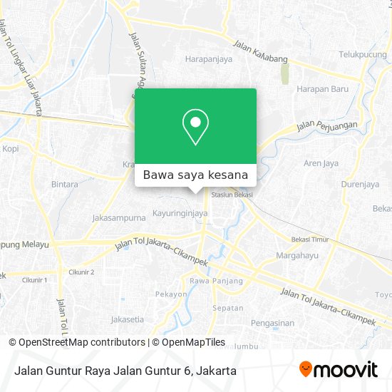 Peta Jalan Guntur Raya Jalan Guntur 6