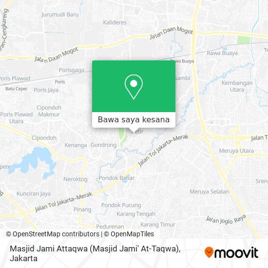 Peta Masjid Jami Attaqwa (Masjid Jami' At-Taqwa)