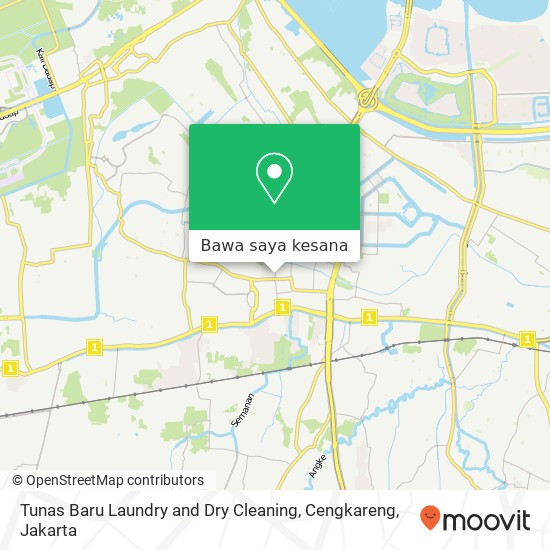 Peta Tunas Baru Laundry and Dry Cleaning, Cengkareng